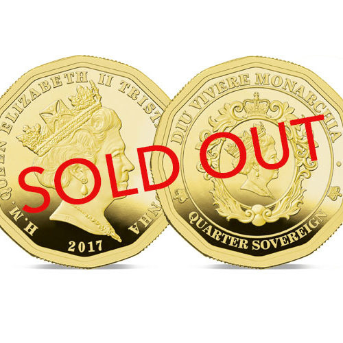 The 2017 TwelveSided Gold Quarter Sovereign Hattons of London