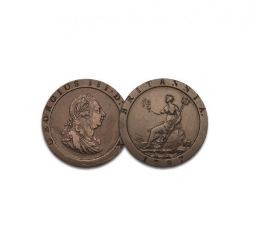 Image of King George III Britannia Penny of 1797