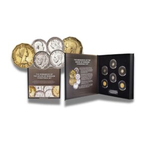 The Monarchs of the House of Windsor Threepence Set The Monarchs of the House of Windsor Threepence Set