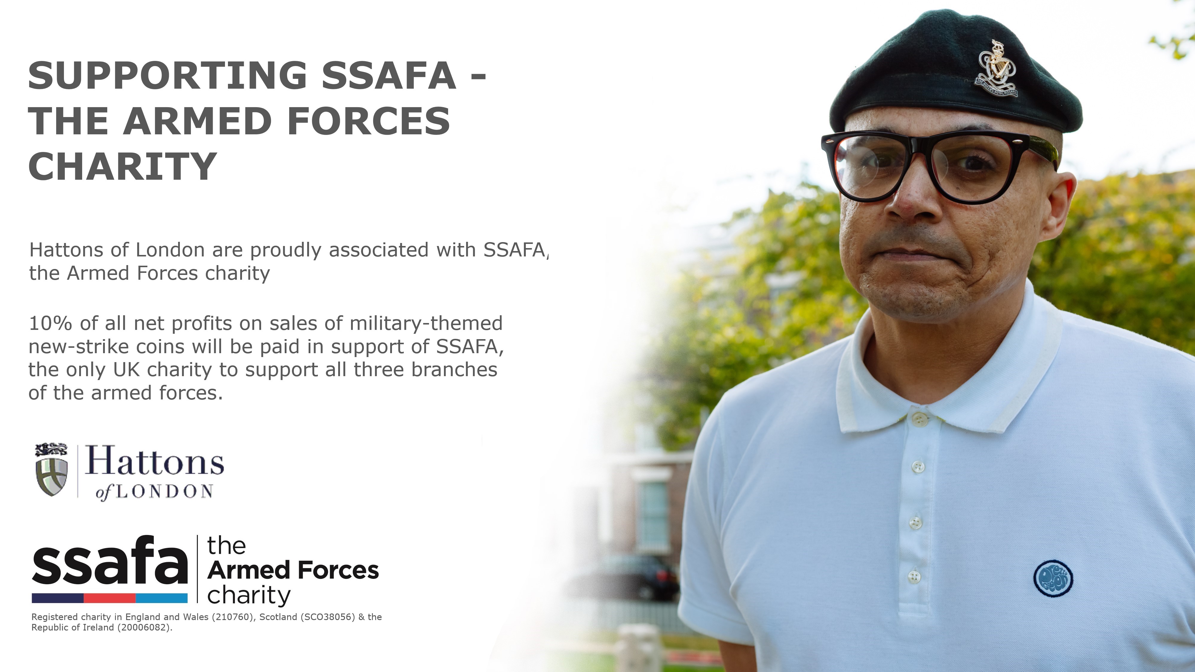 Hattons of London supporting SSAFA the Armed Forces charity