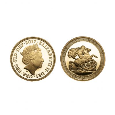 The Queen Elizabeth II 2017 Proof Quarter Sovereign