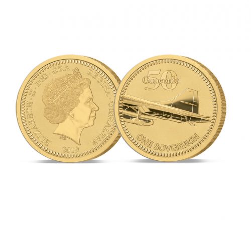 The 2019 Concorde 50th Anniversary Gold Sovereign