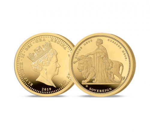 Image of The 2019 Queen Victoria 200th Anniversary 24 Carat Gold Sovereign