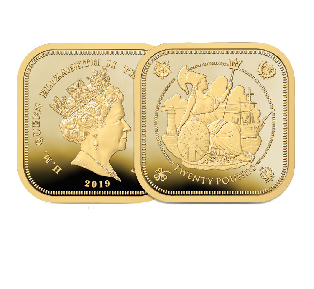 The 2019 Four Sided £20 Sovereign Image