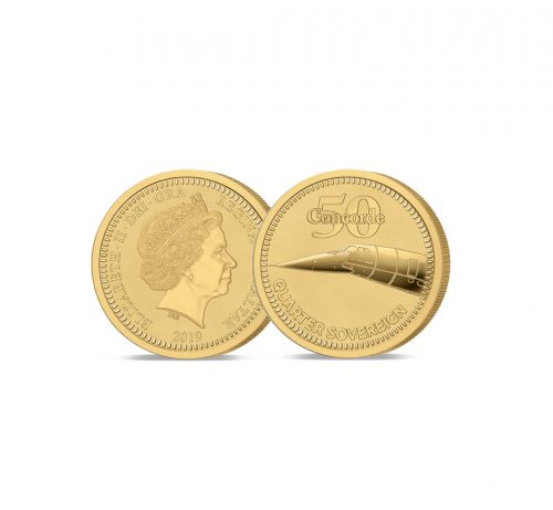 The 2019 Concorde 5th Anniversary Gold Quarter Sovereign