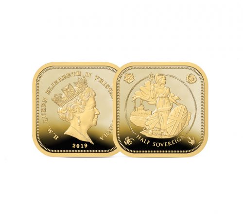 The 2019 Four-sided Gold Proof Half Sovereign