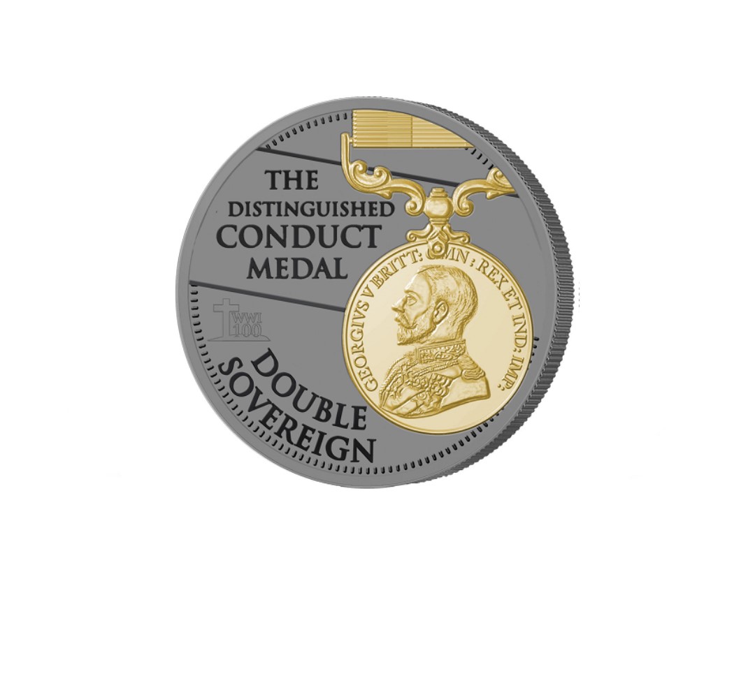 The 2018 Armistice Centenary Remembrance Gold Gallantry Double Sovereign