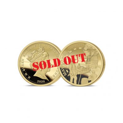 The 2020 Mayflower 400th Anniversary Gold Proof Quarter Sovereign - SOLD OUT