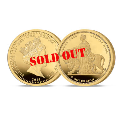 The 2019 Queen Victoria 200th Anniversary 24 Carat Gold Sovereign