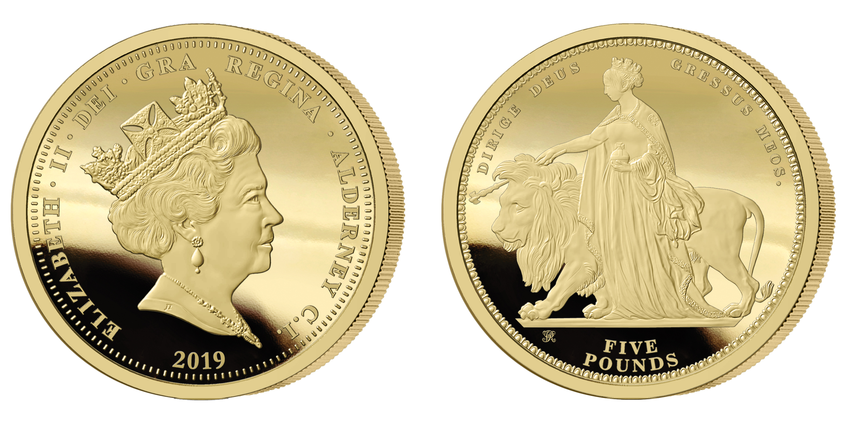 The 2019 Queen Victoria 200th Anniversary 24 Carat Gold Five Pound Sovereign