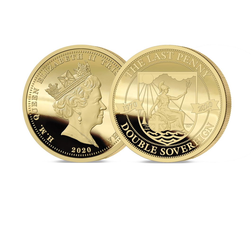 The 2020 Pre-decimal 50th Anniversary Gold Double Sovereign