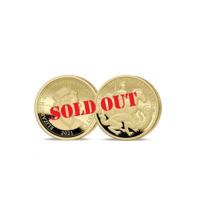 The 2021 George and the Dragon 200th Anniversary Gold Quarter Sovereign - SOLD OUT