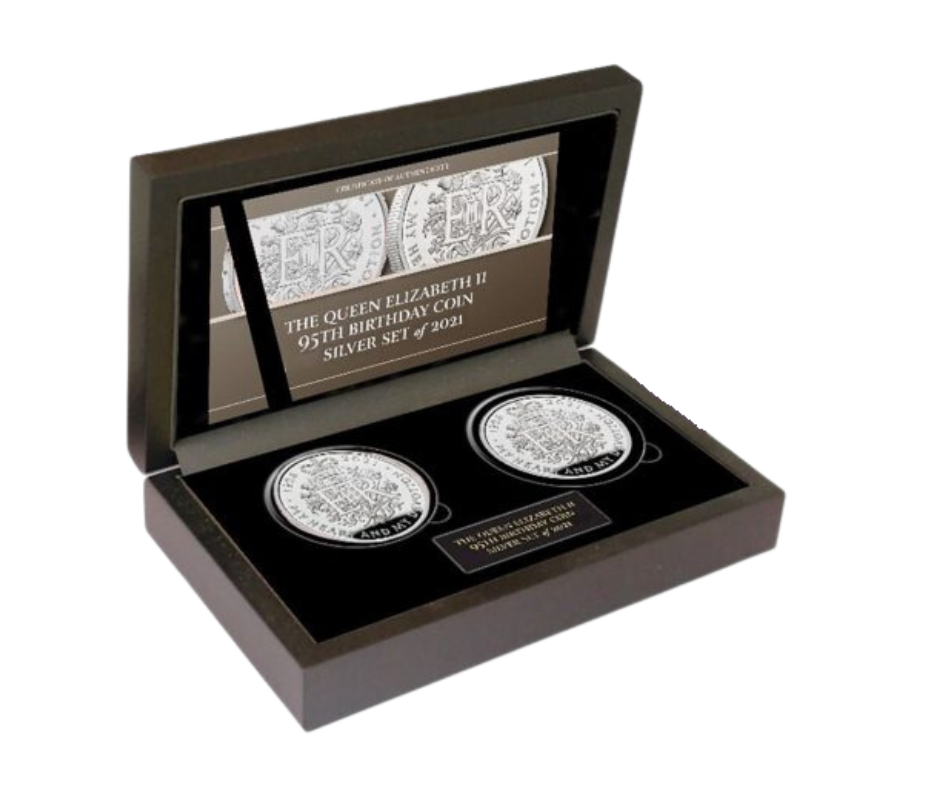 Queen Elizabeth II 2021 The 95th Birthday Commemorative Silver Set