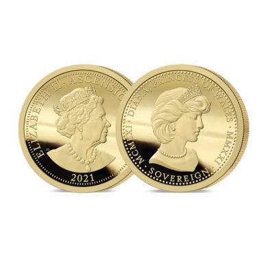 The 2021 Diana 60th Birthday Gold Sovereign