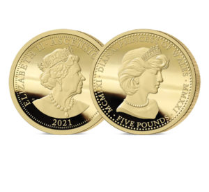 The 2021 Diana 60th Birthday Gold Five Sovereign