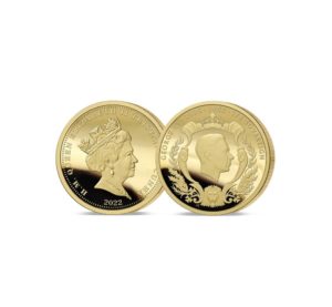The 2022 King George VI Tribute Gold Quarter Sovereign