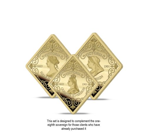 The 2022 Queen Victoria 125th Diamond Jubilee Anniversary Gold Sovereign Prestige Infill Set