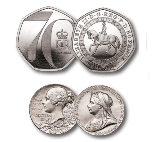 The Longest Reigning Monarchs Milestone Jubilees-1897 & 2022 Silver Set