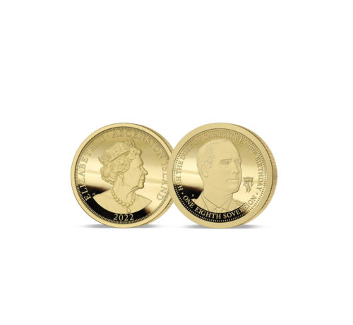 The 2022 Prince William 40th Birthday Gold One-Eighth Sovereign