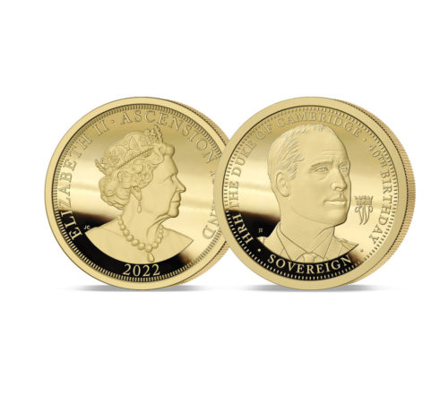 The 2022 Prince William 40th Birthday Gold Sovereign