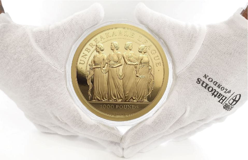 The 2022 Her Majesty's Graces Platinum Jubilee Gold Kilo Coin