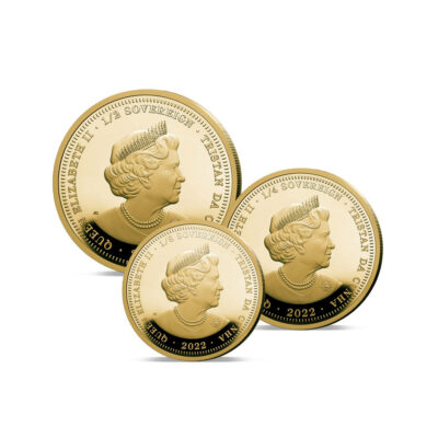 The 2022 Queen Elizabeth II Tribute Gold Fractional Sovereign Set The 2022 Queen Elizabeth II Tribute Gold Fractional Sovereign Set