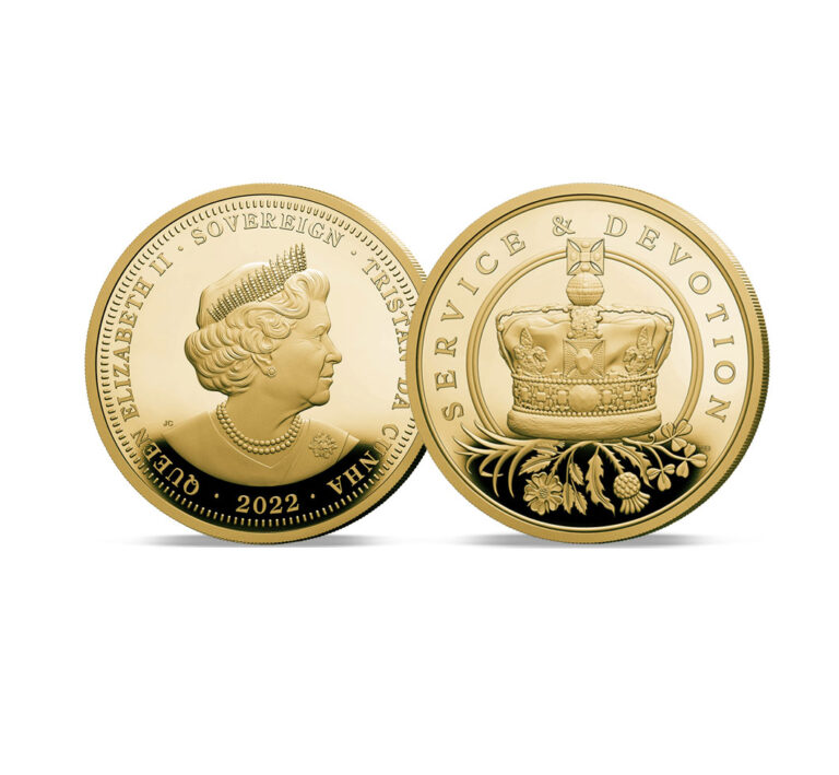 The 2022 Queen Elizabeth II Tribute Gold Sovereign Hattons of London