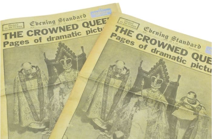 Queen Elizabeth II's Coronation Newspaper