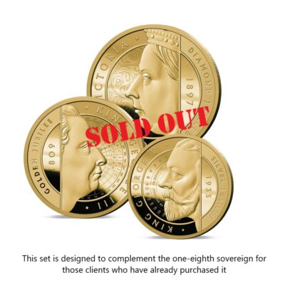 The 2023 King Charles III Greatest Monarchs Gold Prestige Infill Sovereign Set