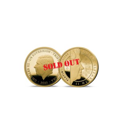 The 2023 King Charles III Greatest Monarchs Gold One Eighth Sovereign