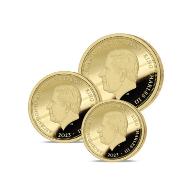The 2023 King Charles III Coronation Gold Fractional Sovereign Set
