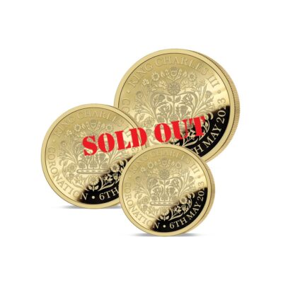 The 2023 King Charles III Coronation Gold Fractional Sovereign Set