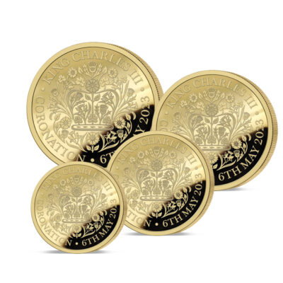 The 2023 King Charles III Coronation Double Portrait Gold Prestige Sovereign Proof Set