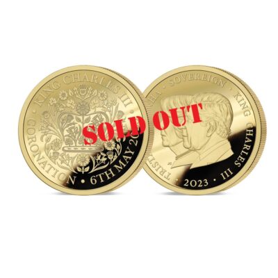 The 2023 King Charles III Coronation Double Portrait Gold Sovereign