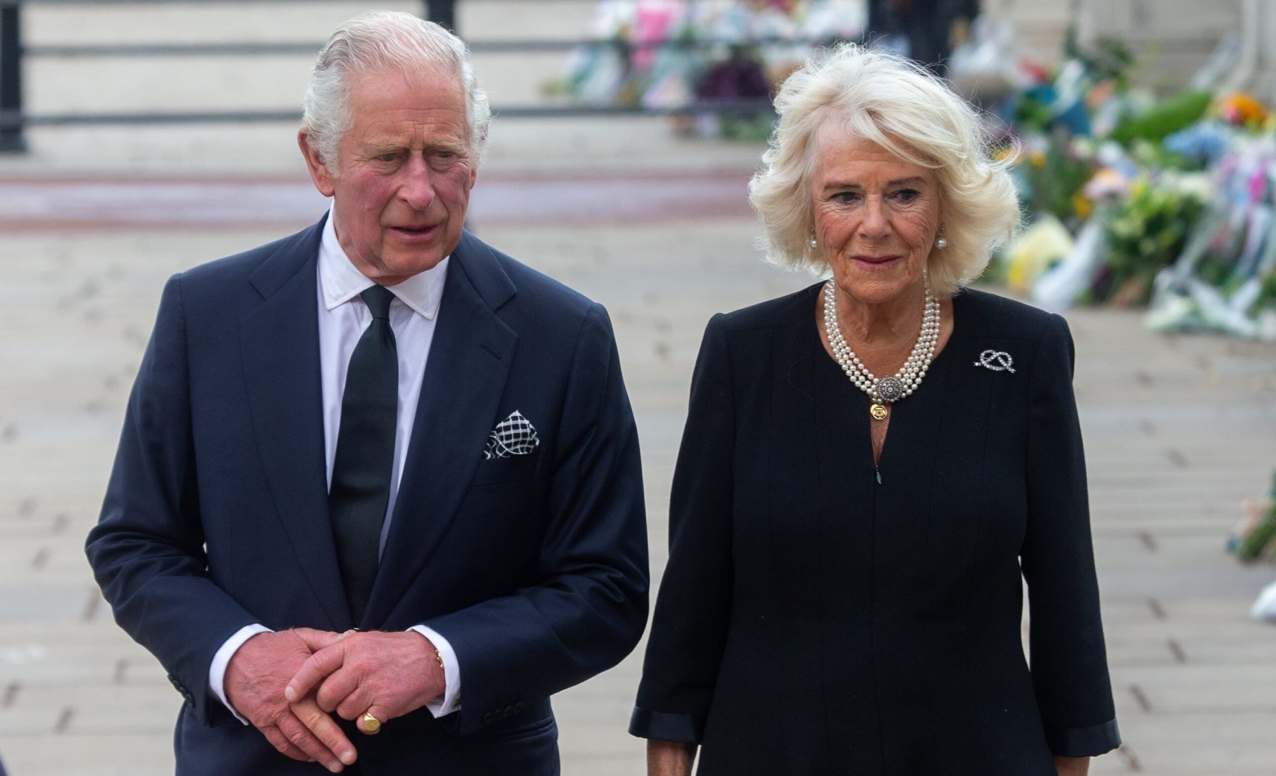 King Charles III and Queen Camilla Double Portrait