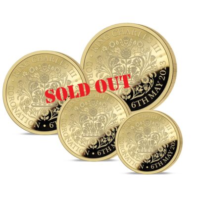 The 2023 King Charles III Coronation Gold Prestige Sovereign Set