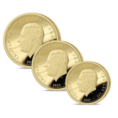 The 2023 Queen Elizabeth II Coronation Anniversary Gold Prestige Infill Sovereign Set
