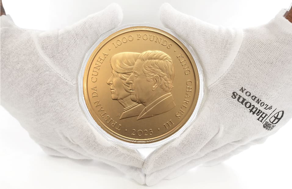 The 2023 King Charles III Coronation Double Portrait Gold Kilo Coin