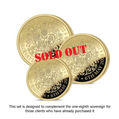The 2023 King Charles III Coronation Gold Prestige Infill Sovereign Set