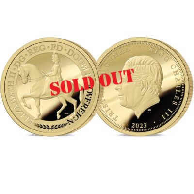 The 2023 Queen Elizabeth II Coronation Anniversary Gold Double Sovereign The 2023 Queen Elizabeth II Coronation Anniversary Gold Double Sovereign