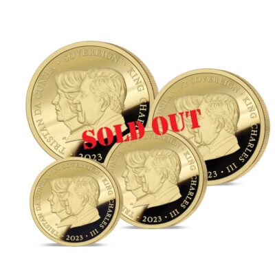 The 2023 King Charles III Coronation Double Portrait Gold Prestige Sovereign Proof Set