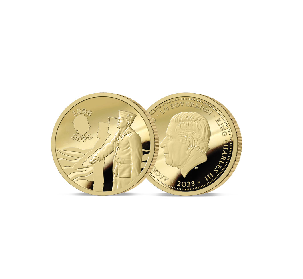 The 2023 Queen Elizabeth II Memorial Gold Quarter Sovereign