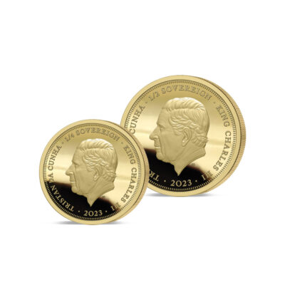 The 2023 King Charles III 75th Birthday Gold Fractional Infill Sovereign Set