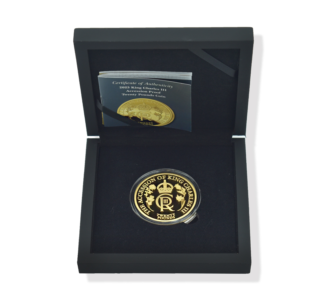 The 2023 King Charles III Accession £20 Sovereign