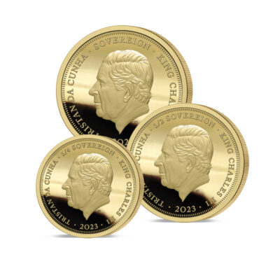 The 2023 King Charles III 75th Birthday Gold Prestige Infill Sovereign Set