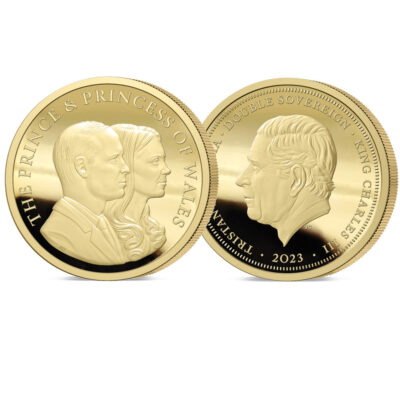 The 2023 Prince and Princess of Wales Gold Double Sovereign