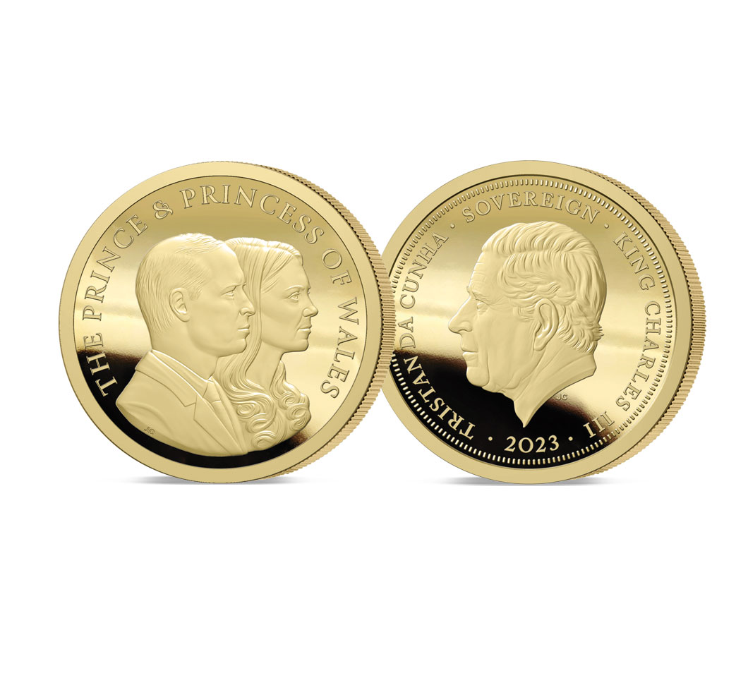 The 2023 Prince and Princess of Wales Gold Sovereign