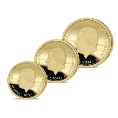 The 2024 King Charles and the Dragon Gold Fractional Sovereign Set