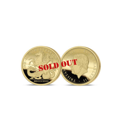 The 2023 Double Sovereign 200th Anniversary Gold One Eighth Sovereign