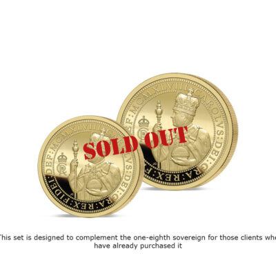 The 2023 King Charles III 75th Birthday Gold Fractional Infill Sovereign Set